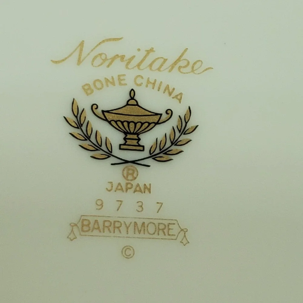 Noritake Barrymore Appetizer Bread & Butter Plates Set of 6 Ivory Floral 9737